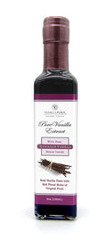 Hawaiian Pure Vanilla Bean Extract - 8oz - With 1oz of Vanilla Beans in the Bottle (Retail)