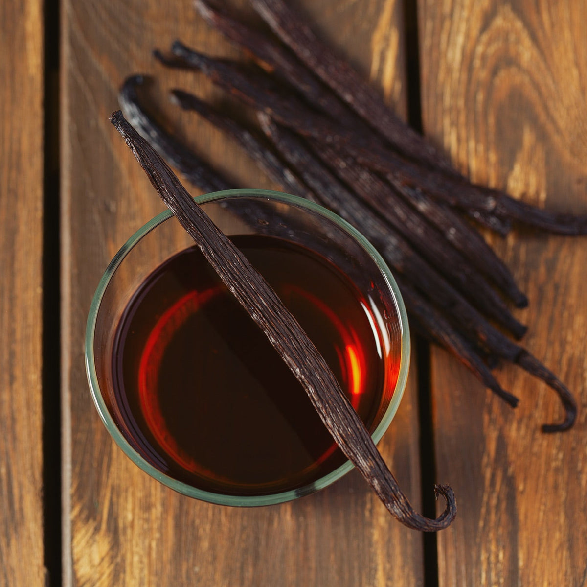 vanilla extract from vanilla beans