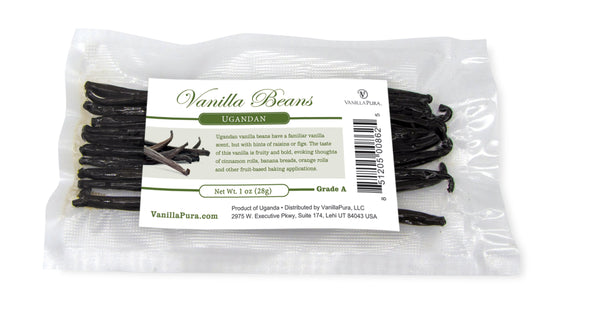Ugandan Vanilla Beans - Grade A For Vanilla Extract & Baking (Retail)