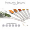 Measuring Spoons - Narrow Stainless Steel Set of 6 (Retail)
